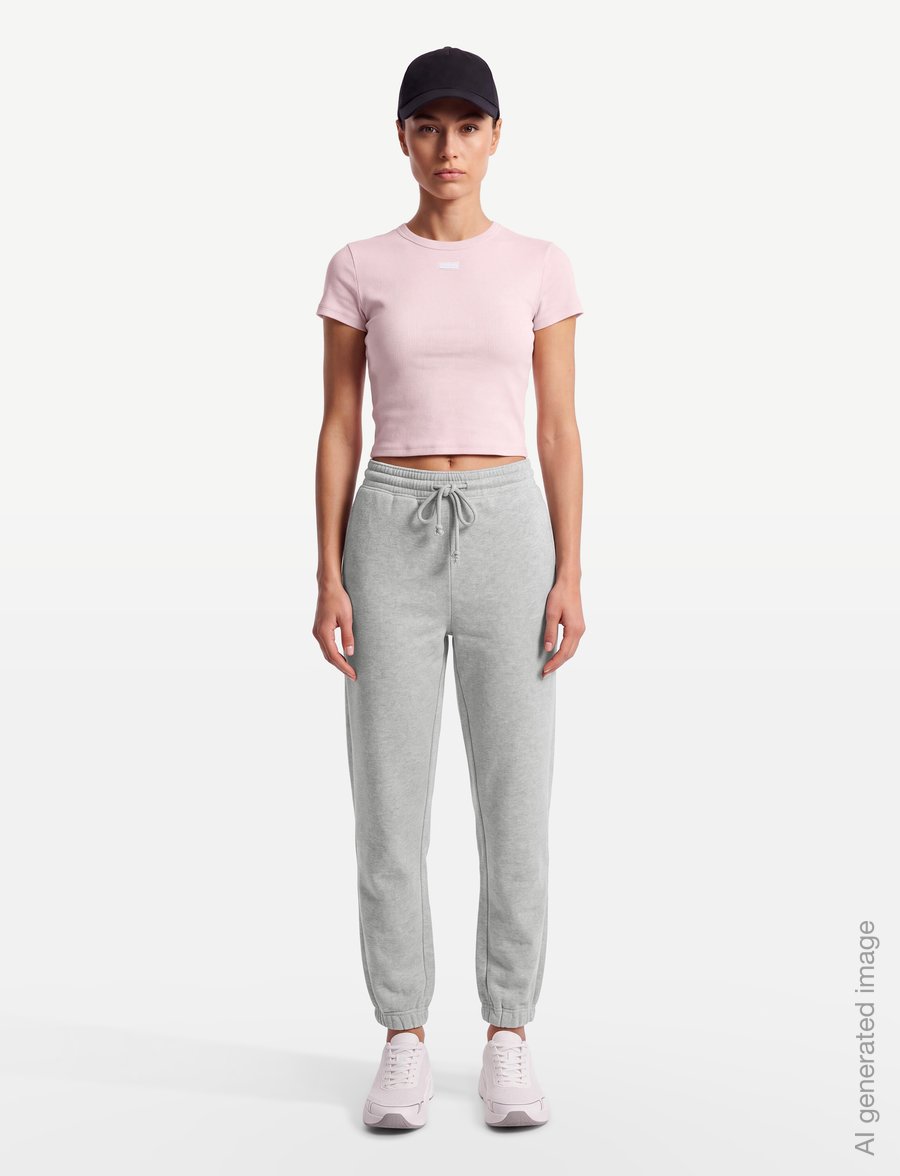 HUGO BLUE - Baby Tee_B - crop tops - light/pastel pink - 0