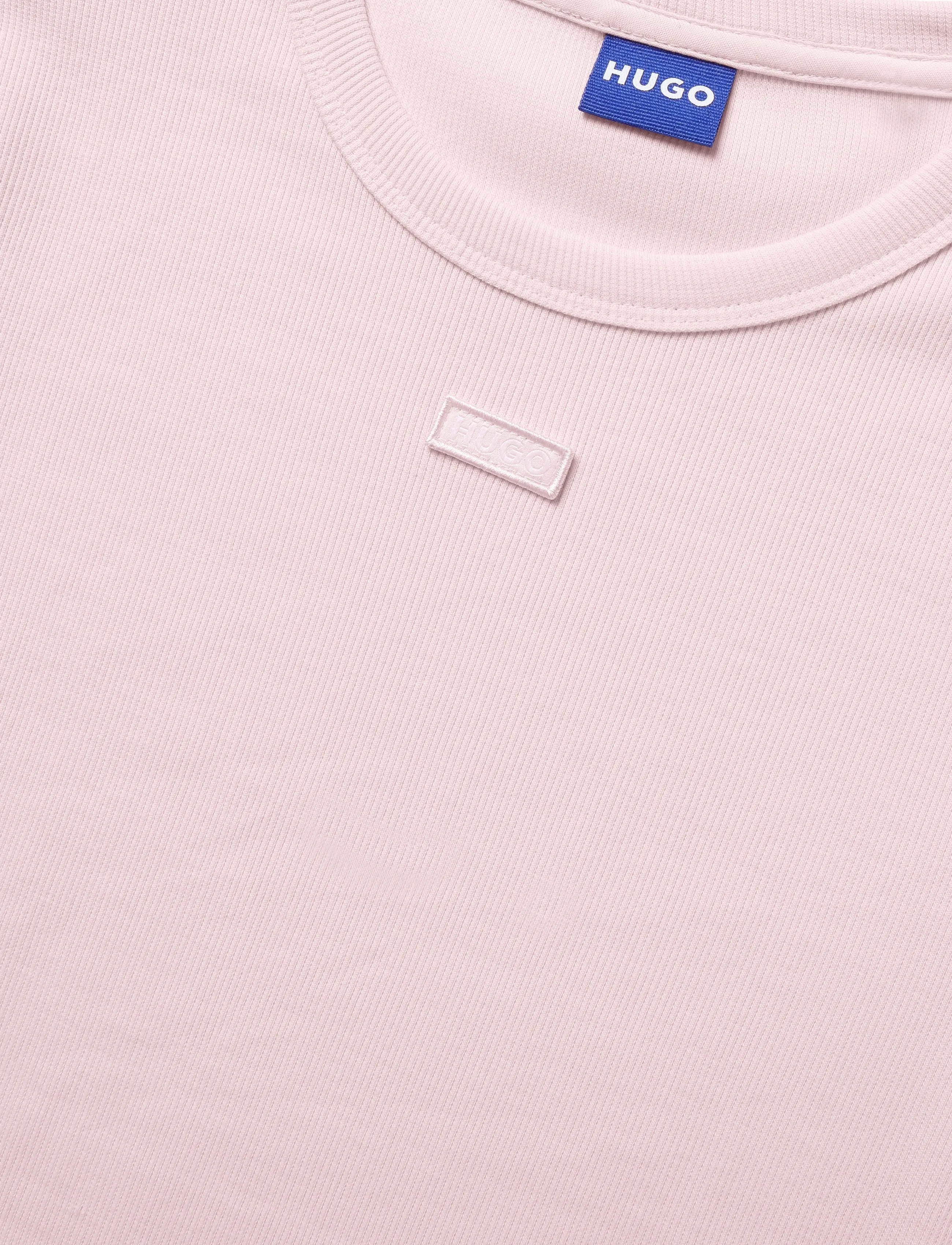 HUGO BLUE - Baby Tee_B - crop tops - light/pastel pink - 2