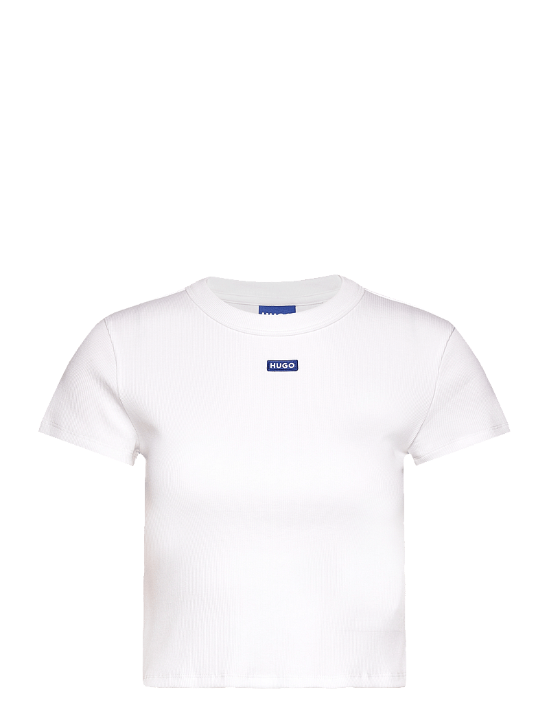 HUGO BLUE - Baby Tee_B - crop tops - white - 0