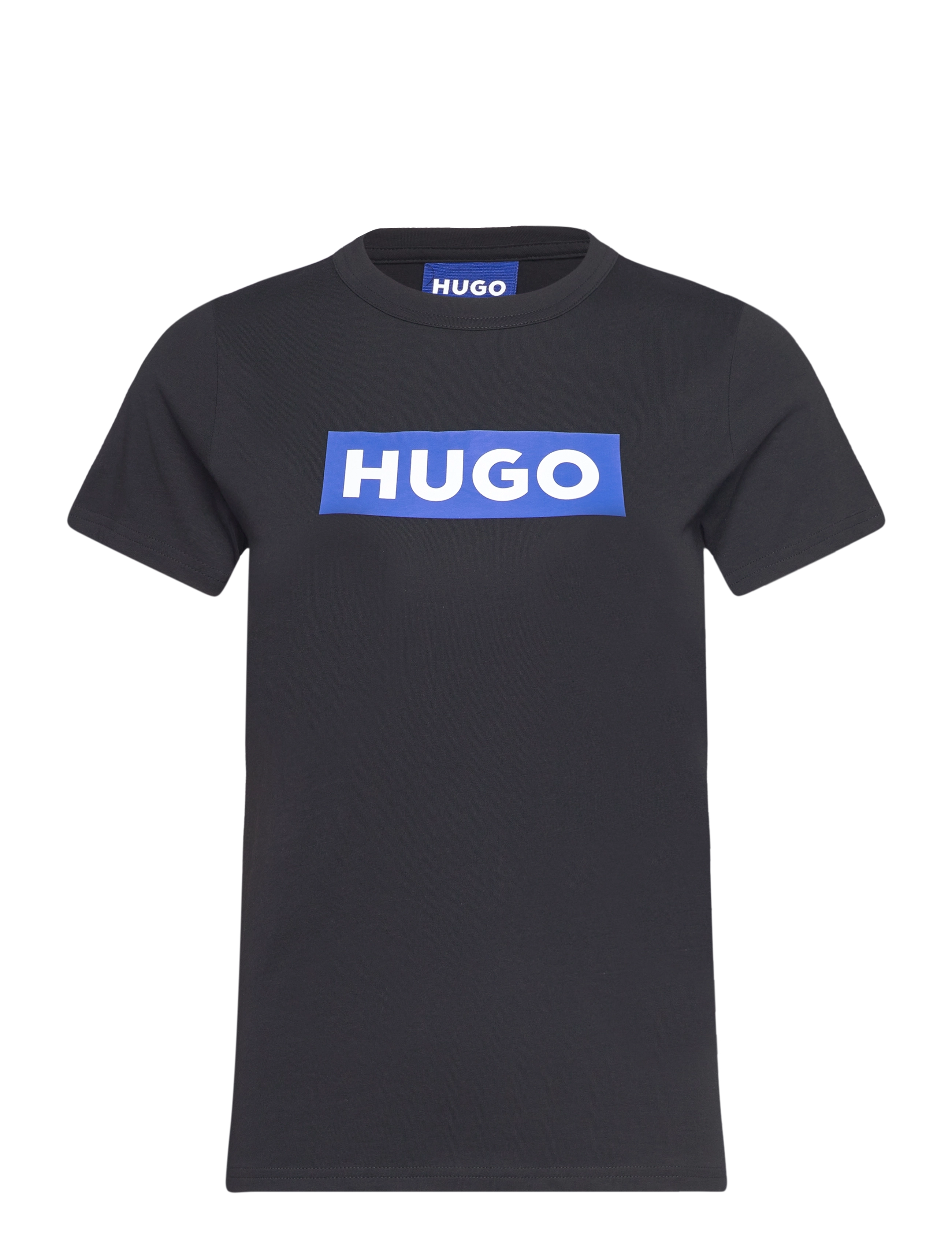 HUGO BLUE Classic Tee_B, Kvinder, Kortærmet T-Shirt, Sort, Str: M