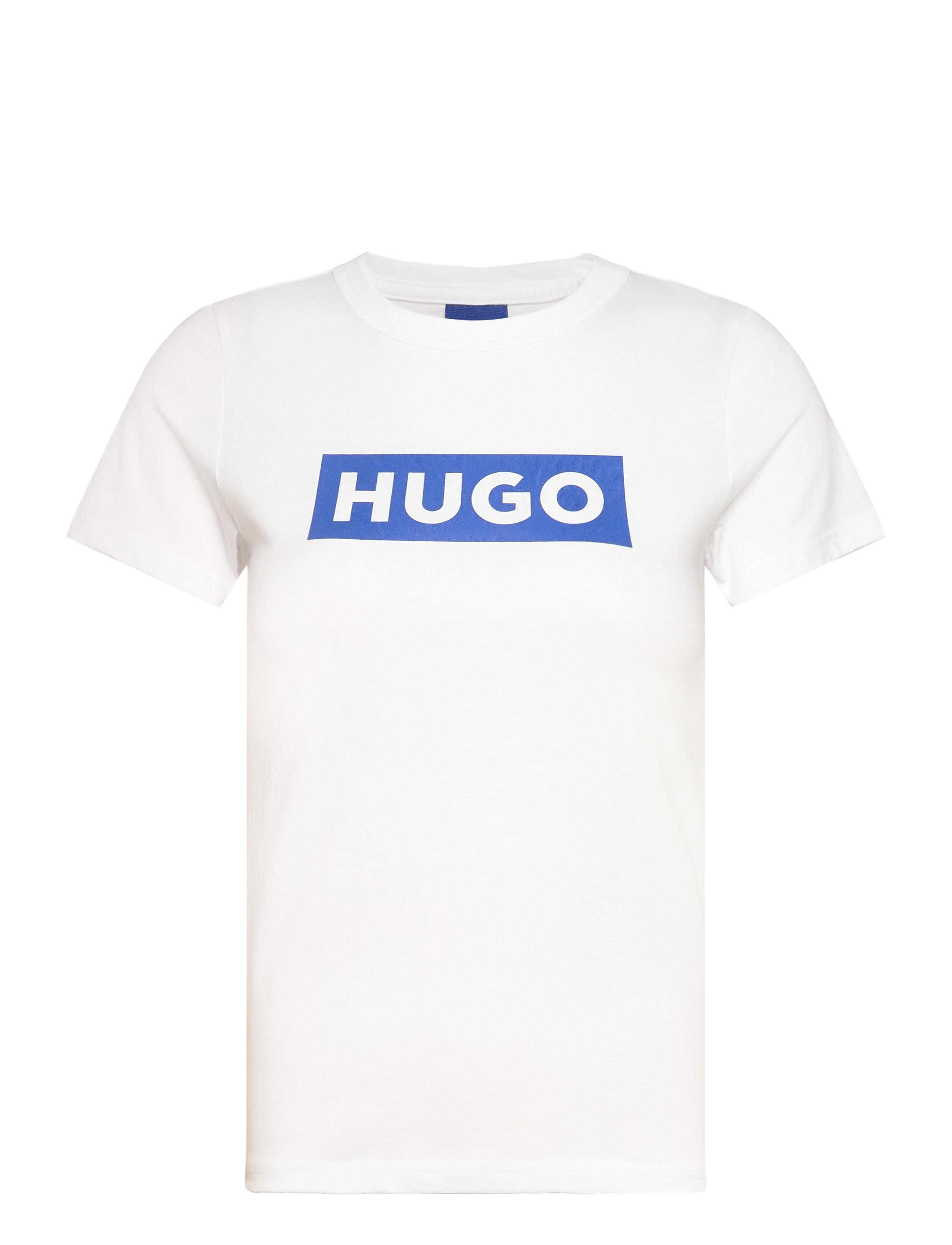 HUGO BLUE Classic Tee_B, XL, White, T-Shirts & Toppe > Kortærmede, Dame