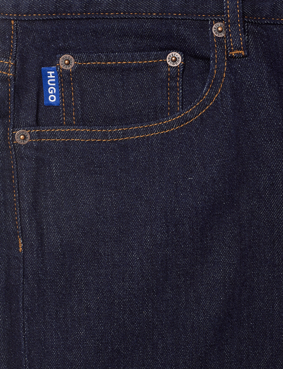 HUGO BLUE - Ash - tavalised teksad - dark blue - 2