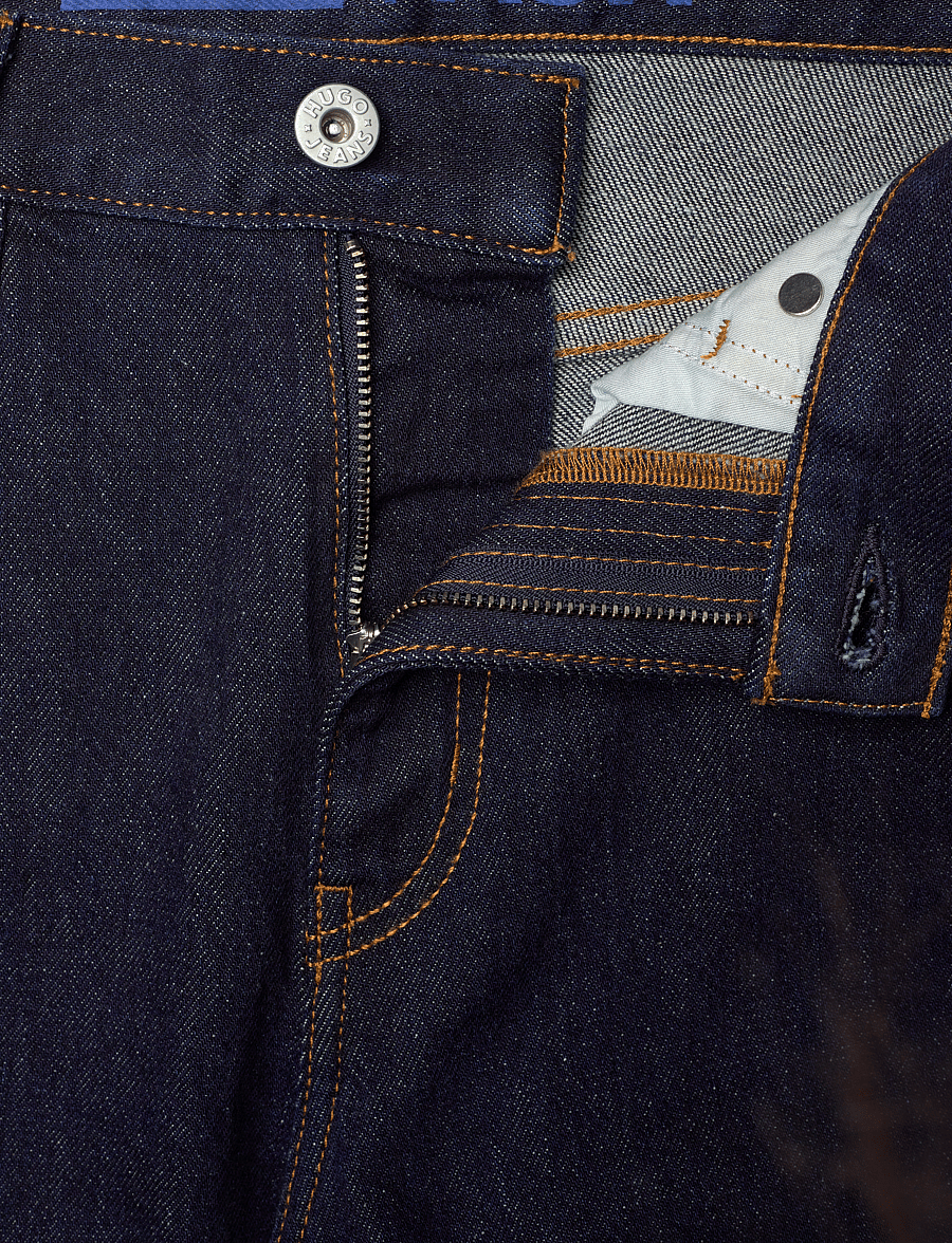 HUGO BLUE - Ash - tavalised teksad - dark blue - 3