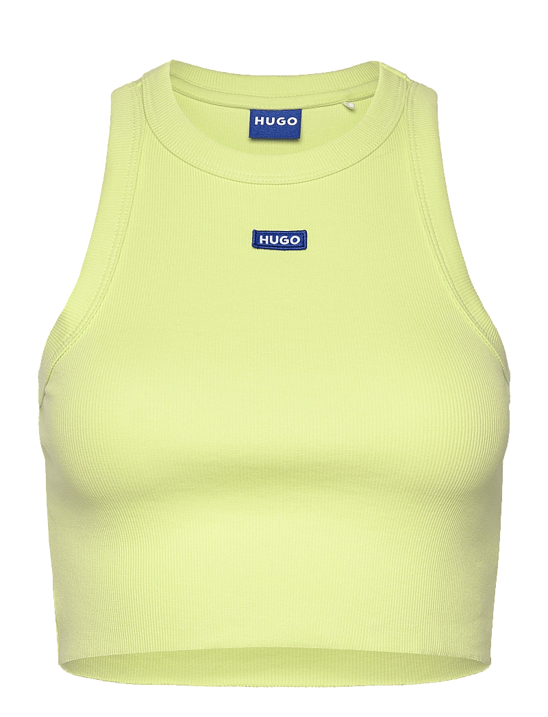 HUGO BLUE - Baby Tank_B - crop tops - bright green - 0
