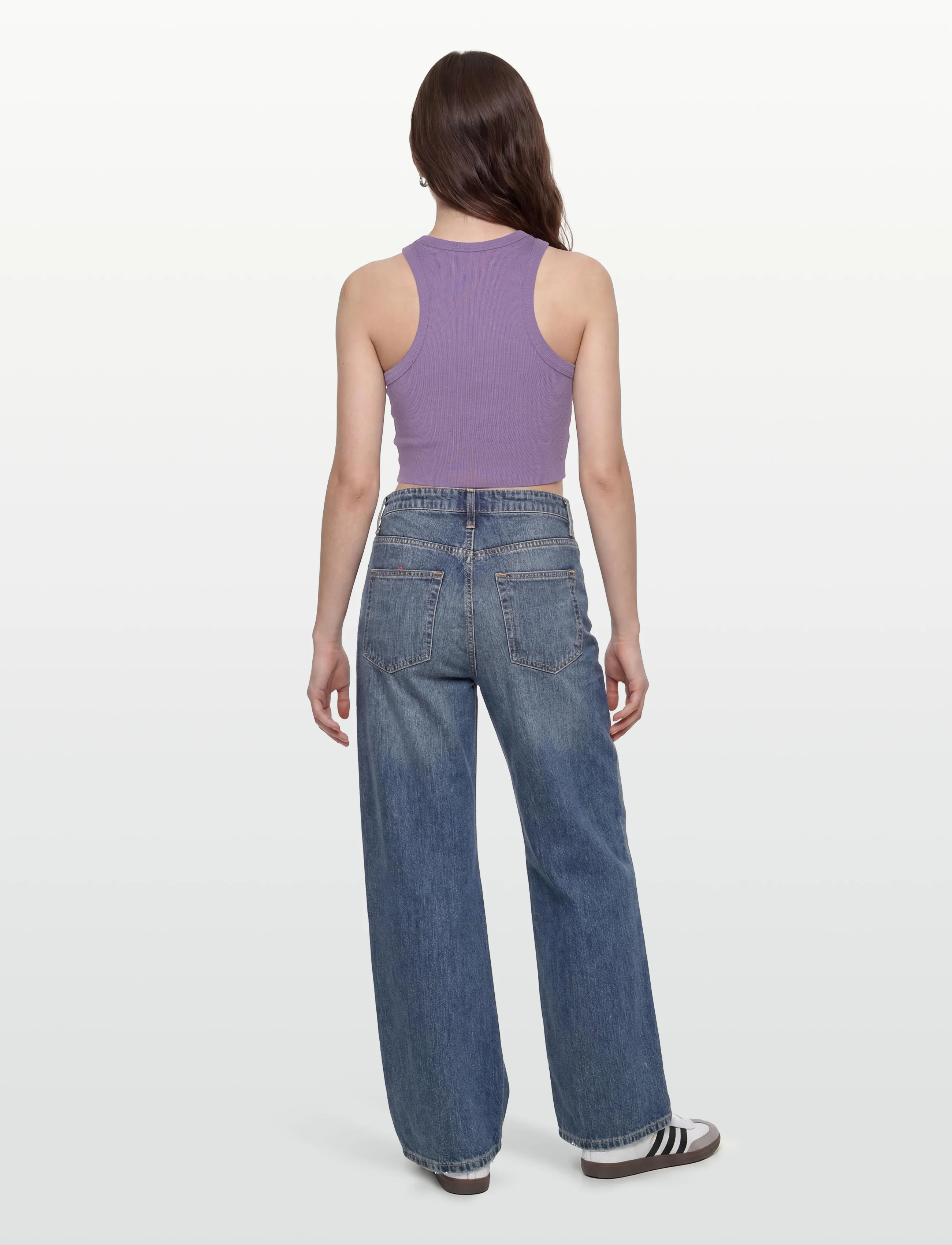 HUGO BLUE - Baby Tank_B - crop tops - bright purple - 4