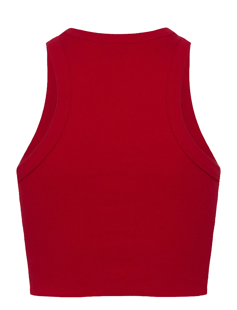 HUGO BLUE - Baby Tank_B - crop tops - dark red - 1