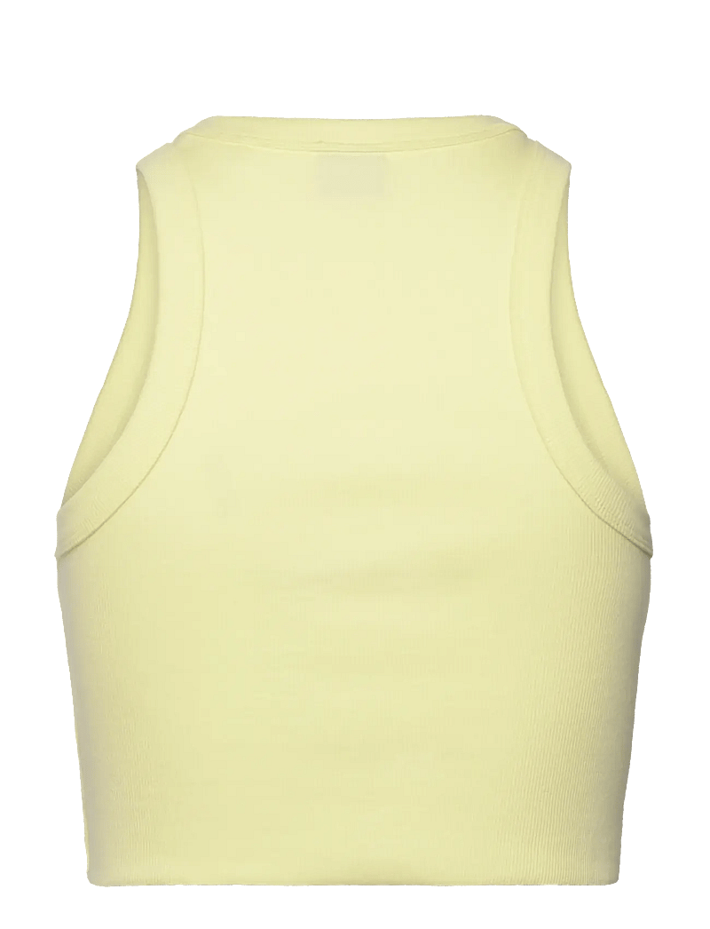HUGO BLUE - Baby Tank_B - crop tops - light/pastel yellow - 1