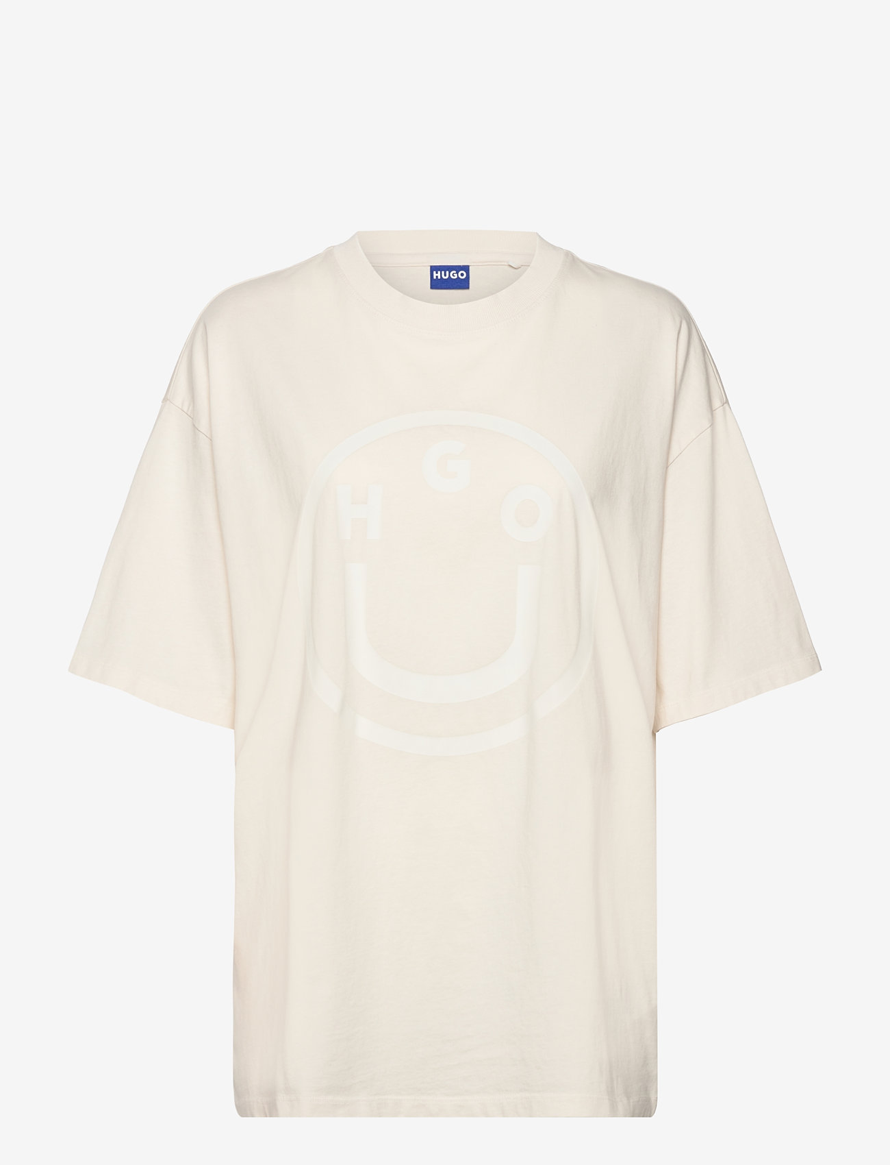 HUGO BLUE - Oversized Tee_B - autumn clothing - open white - 0