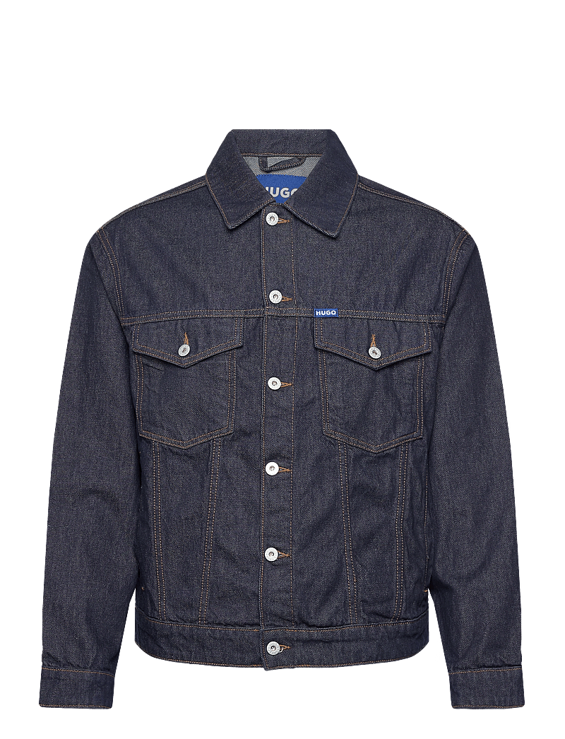 HUGO BLUE - Dex - ofodrade jeansjackor - dark blue - 0