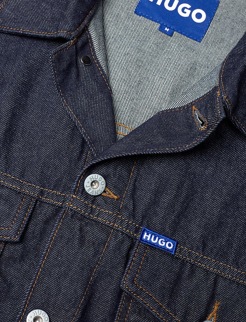 HUGO BLUE - Dex - ofodrade jeansjackor - dark blue - 2