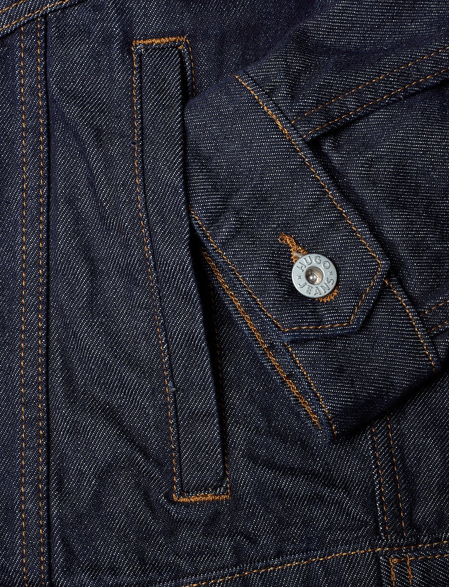 HUGO BLUE - Dex - vestes en jean non doublées - dark blue - 3