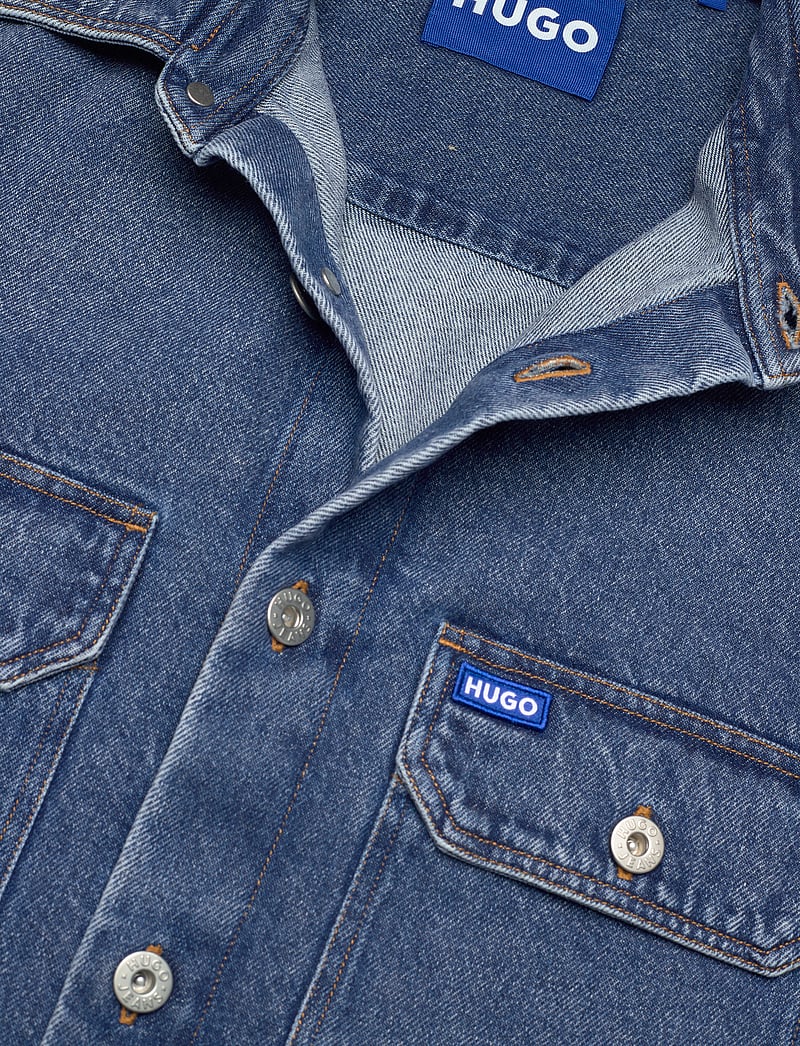 HUGO BLUE - Ebolt - denimowe koszulki - navy - 2