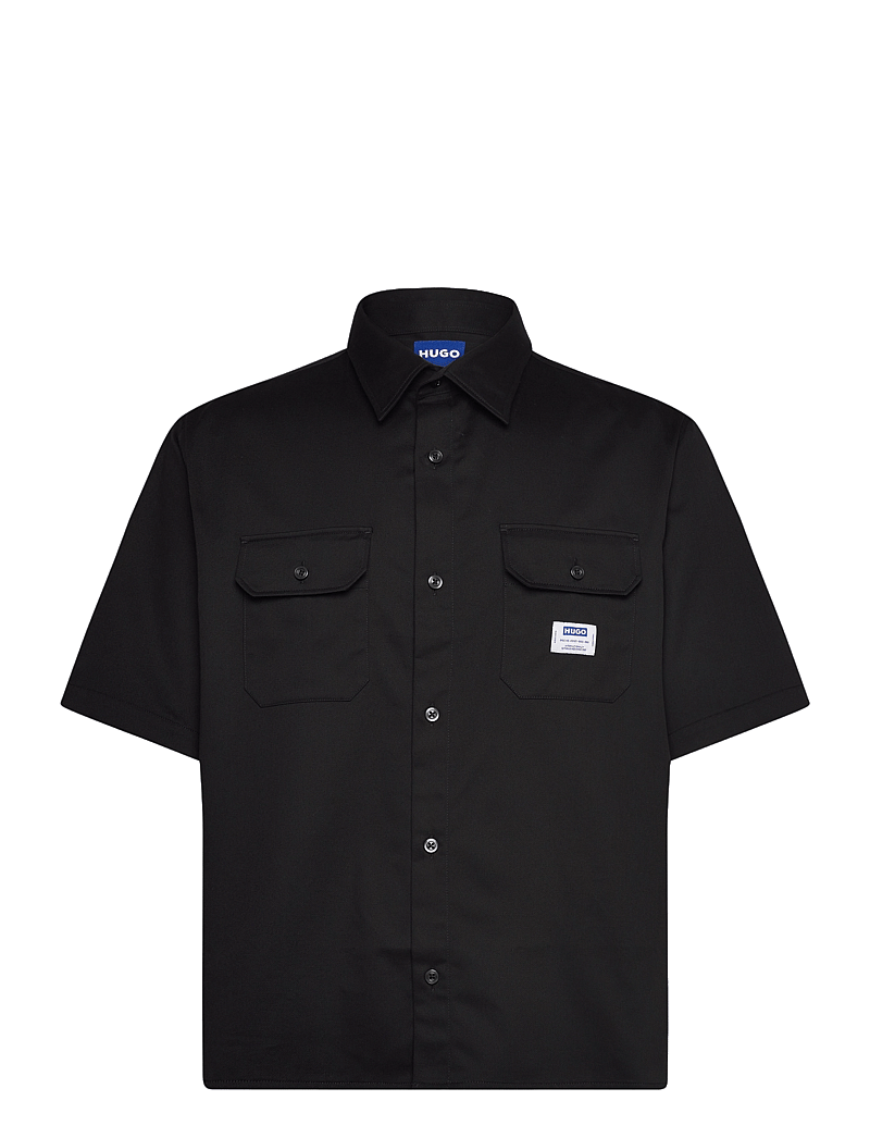 HUGO BLUE - Ekyno - short-sleeved shirts - black - 0
