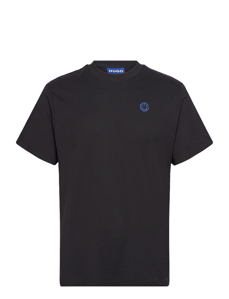 HUGO BLUE - Vintage Tee_B_1 - t-shirts - black - 0