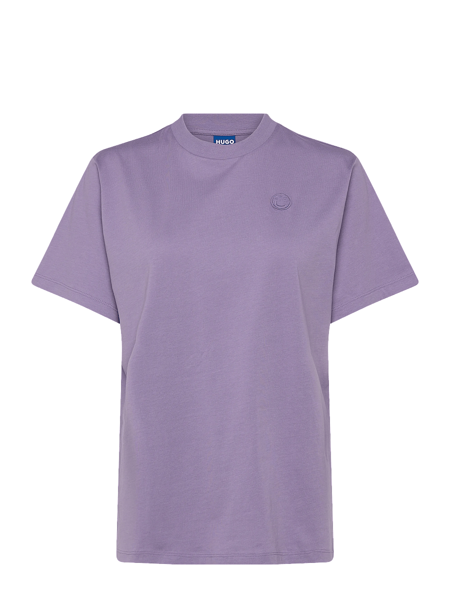 HUGO BLUE - Vintage Tee_B_1 - t-shirts - bright purple - 1