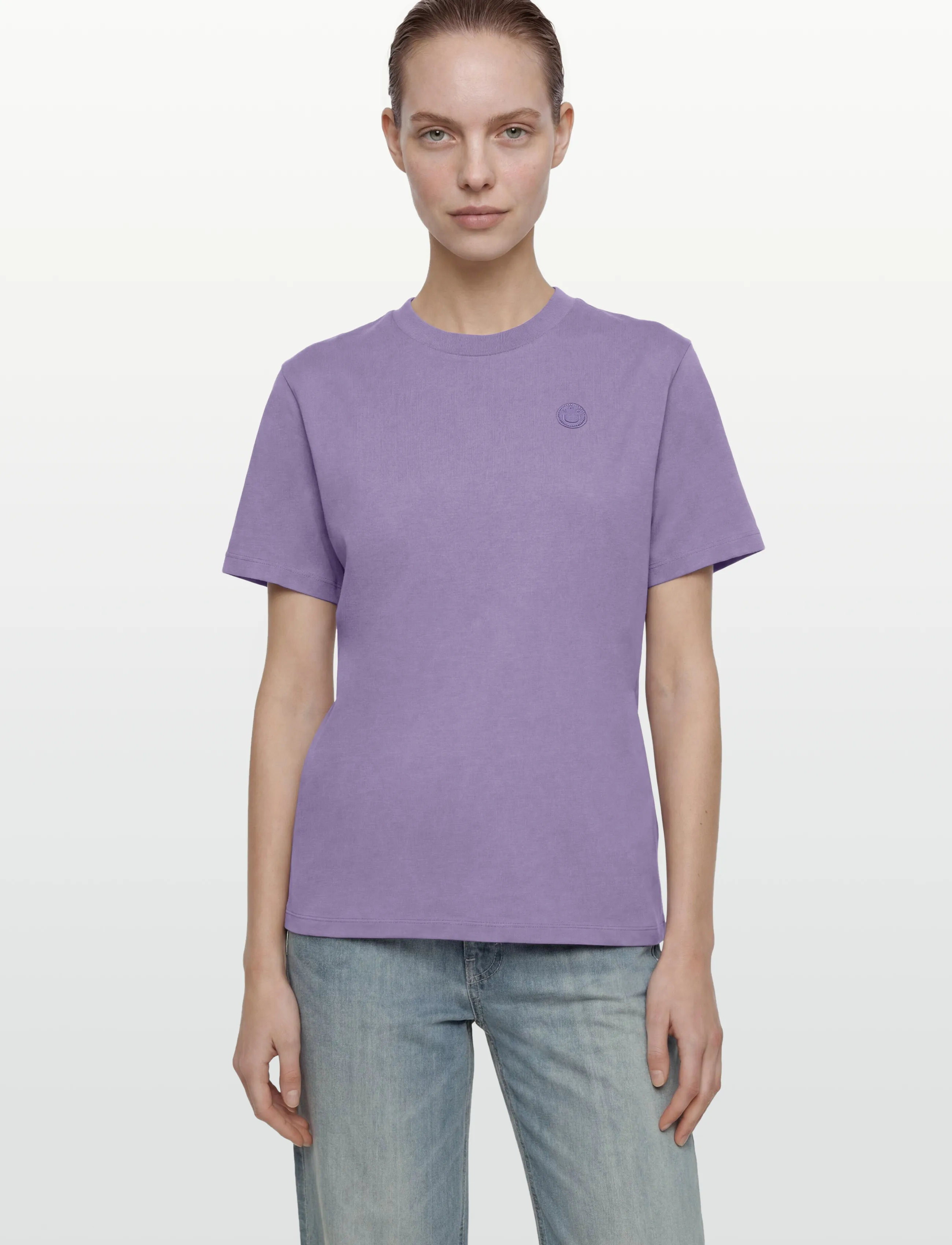 HUGO BLUE - Vintage Tee_B_1 - t-shirts - bright purple - 3