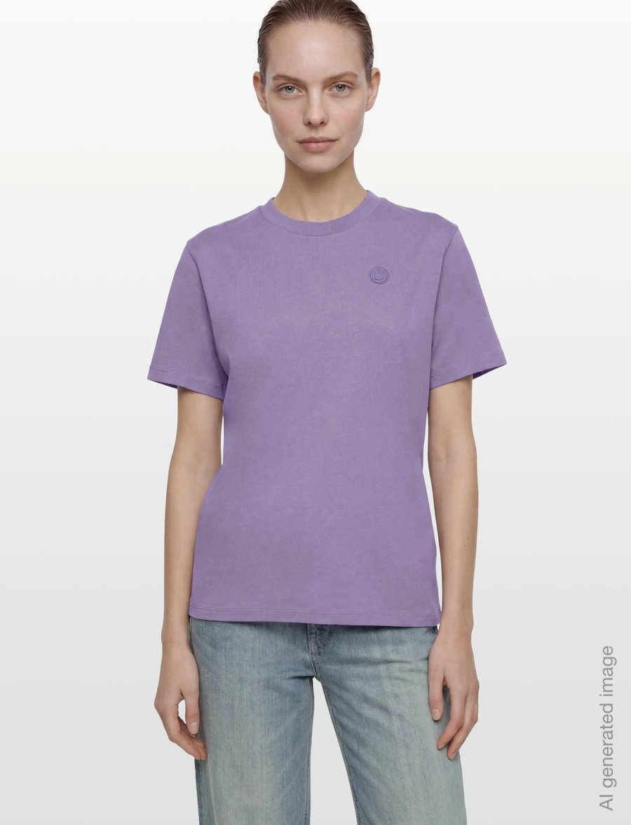 HUGO BLUE - Vintage Tee_B_1 - t-shirts - bright purple - 3