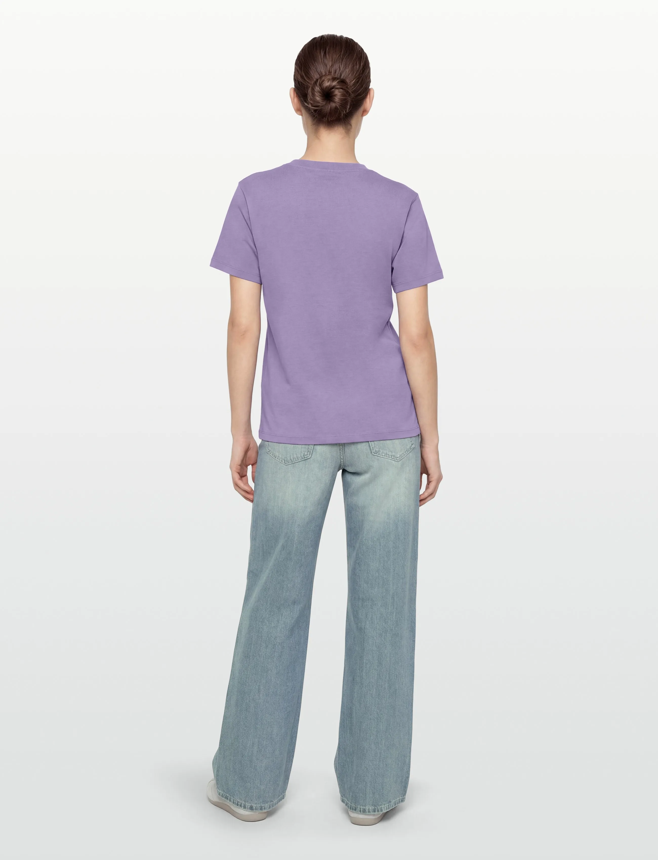 HUGO BLUE - Vintage Tee_B_1 - t-shirts - bright purple - 4