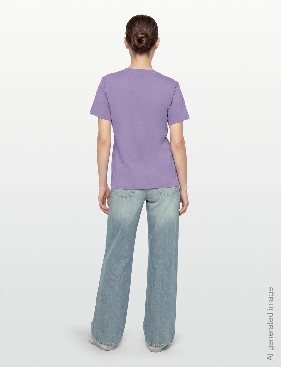 HUGO BLUE - Vintage Tee_B_1 - t-shirts - bright purple - 4