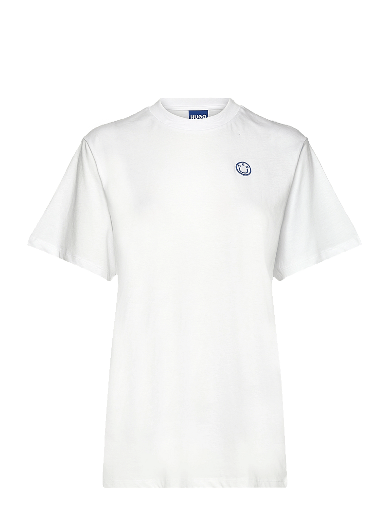 HUGO BLUE - Vintage Tee_B_1 - marškinėliai - white - 0