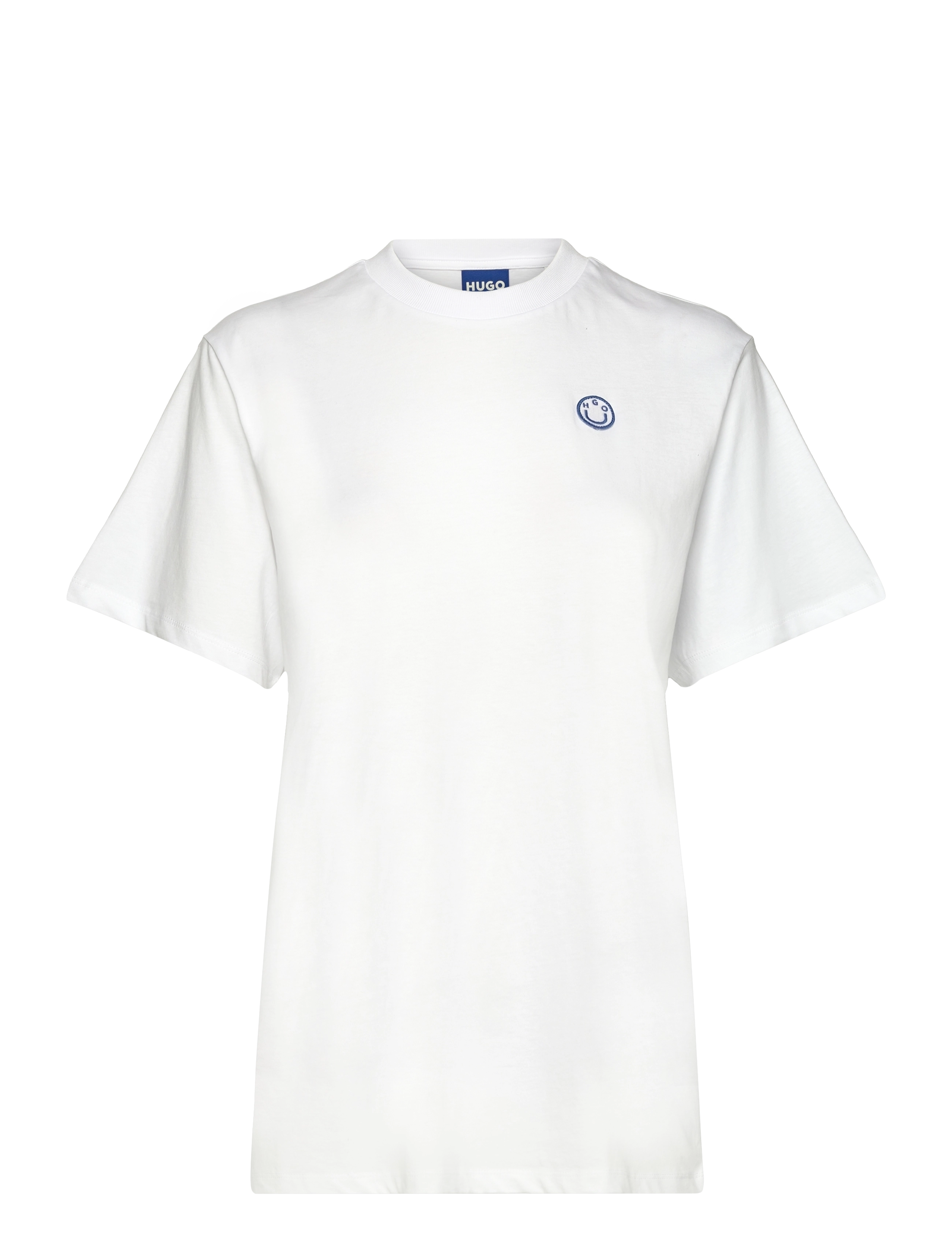 HUGO BLUE Vintage Tee_B_1 - Kampagne - WHITE / white