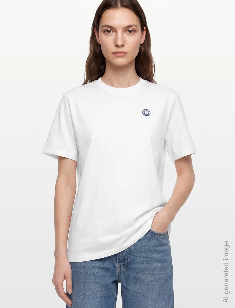 HUGO BLUE - Vintage Tee_B_1 - t-särgid - white - 3