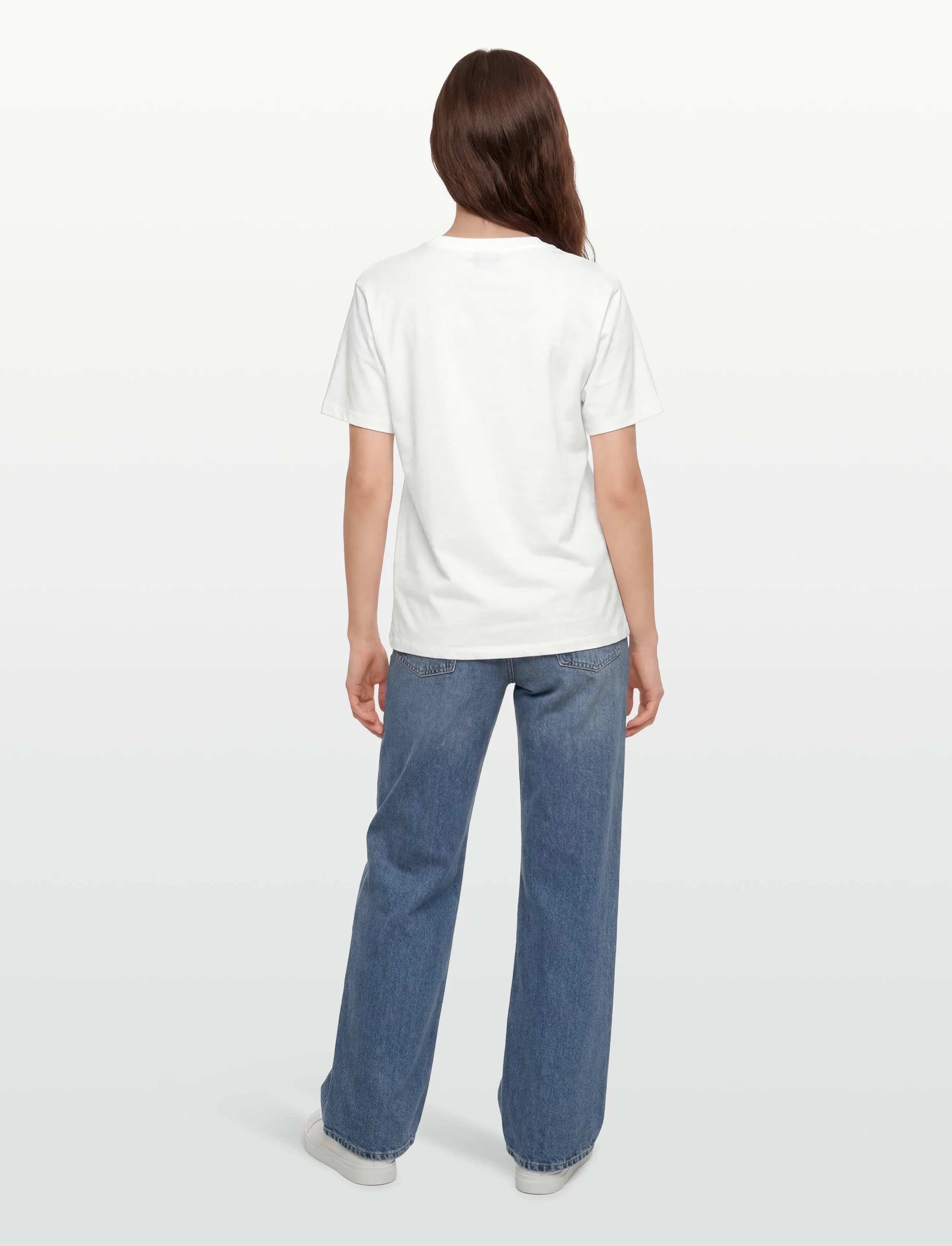 HUGO BLUE - Vintage Tee_B_1 - t-shirts - white - 4