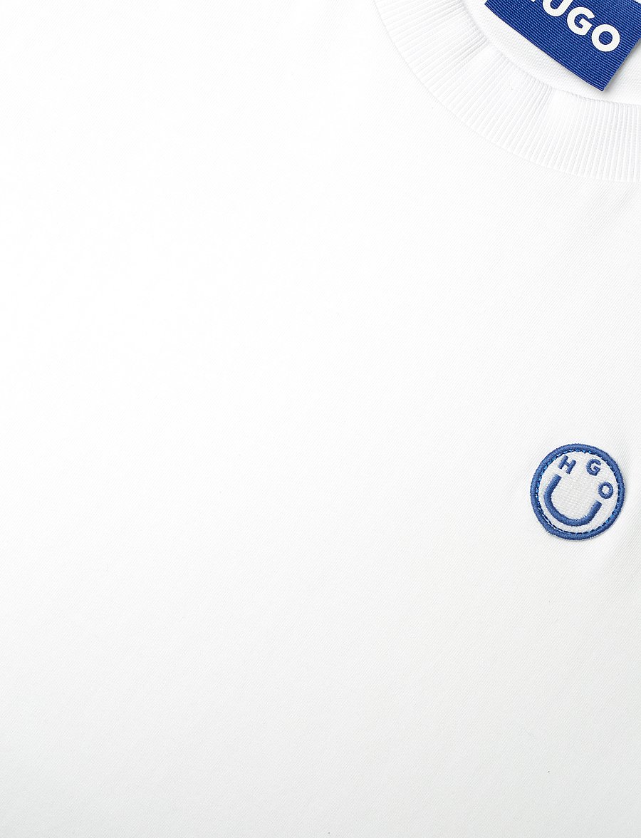 HUGO BLUE - Vintage Tee_B_1 - t-särgid - white - 5