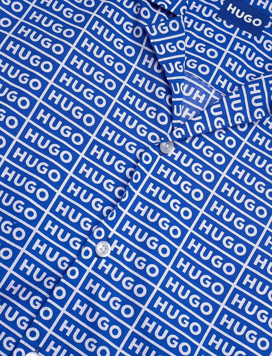 HUGO BLUE - Eligino - lühikeste varrukatega särgid - open blue - 3