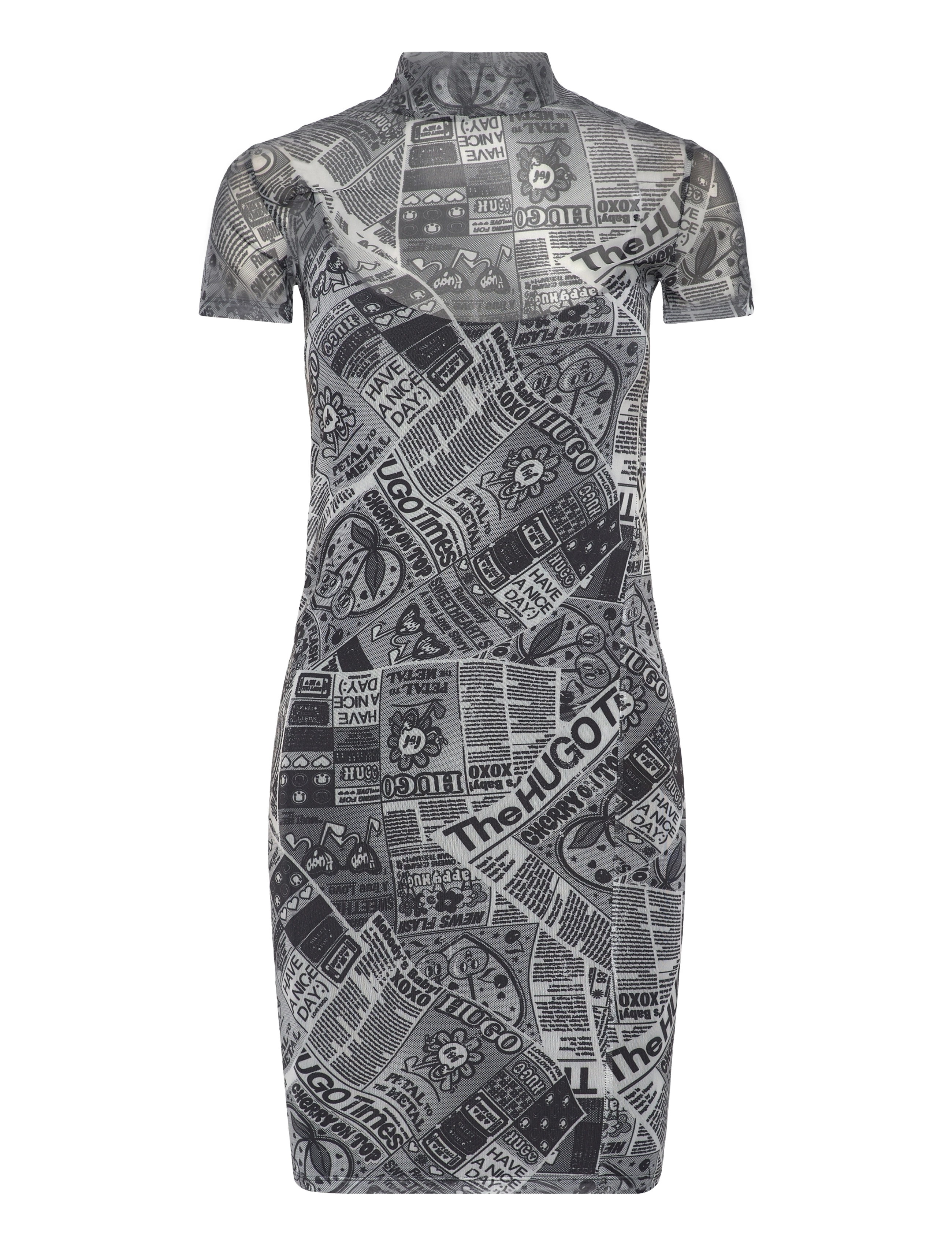 HUGO BLUE Naluna_B, S, Dresses, Schwarz - Short Dress, Frauen