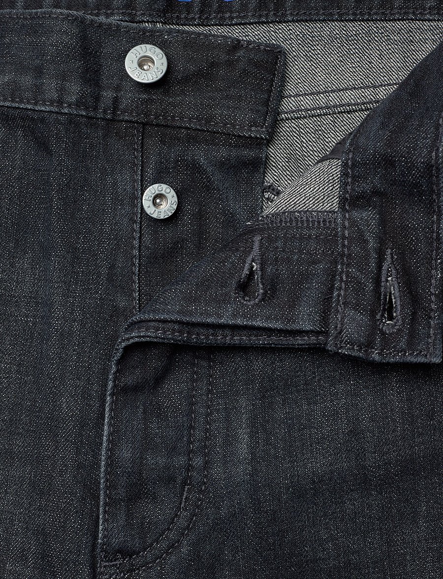 HUGO BLUE - Jonah - regular piegriezuma džinsa bikses - dark blue - 3
