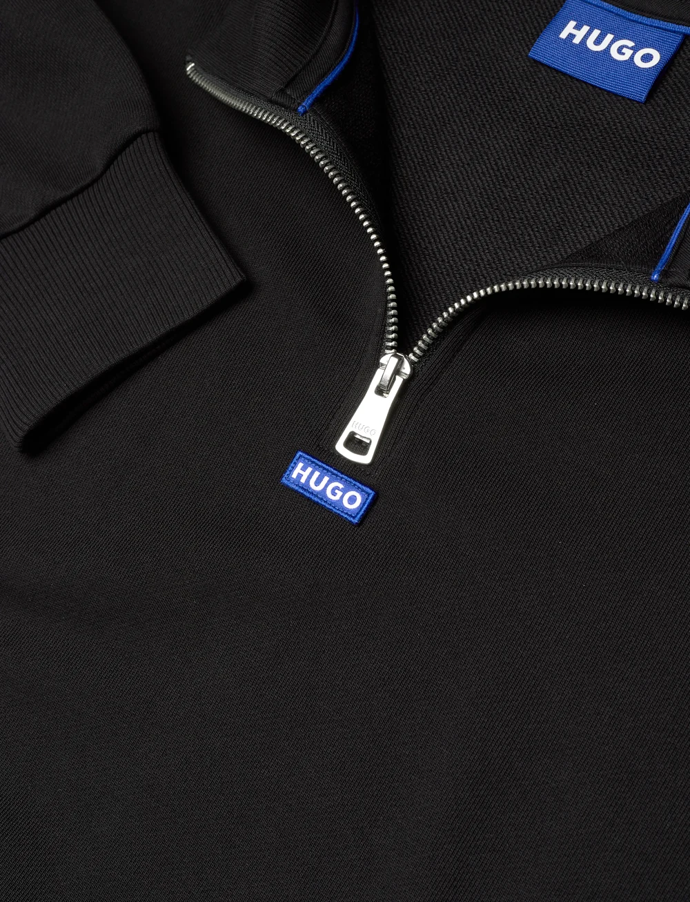 HUGO BLUE - Neeler - half zip-tröjor - black - 2