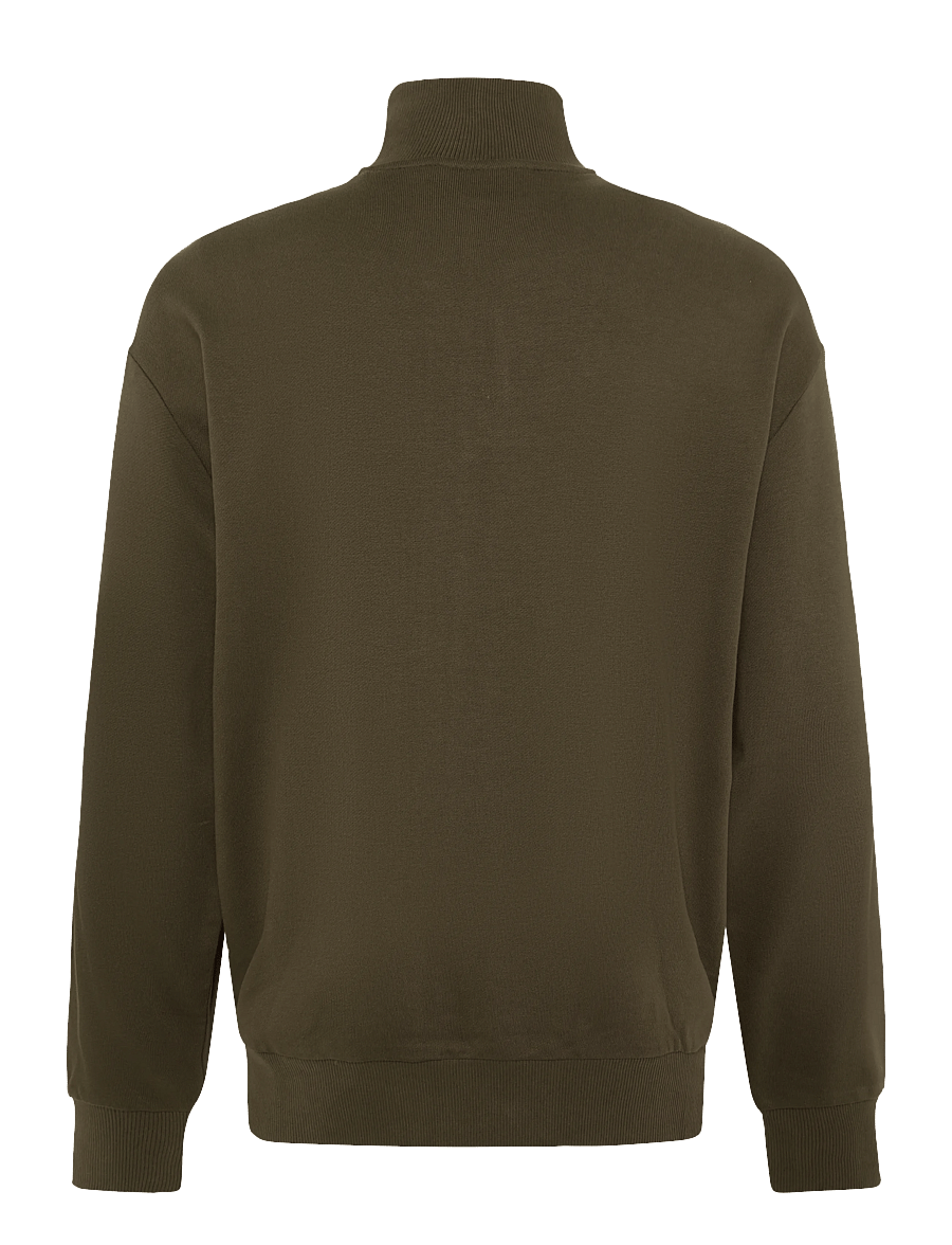 HUGO BLUE - Neeler - tõmblukk-kaelusega džemprid - dark brown - 1