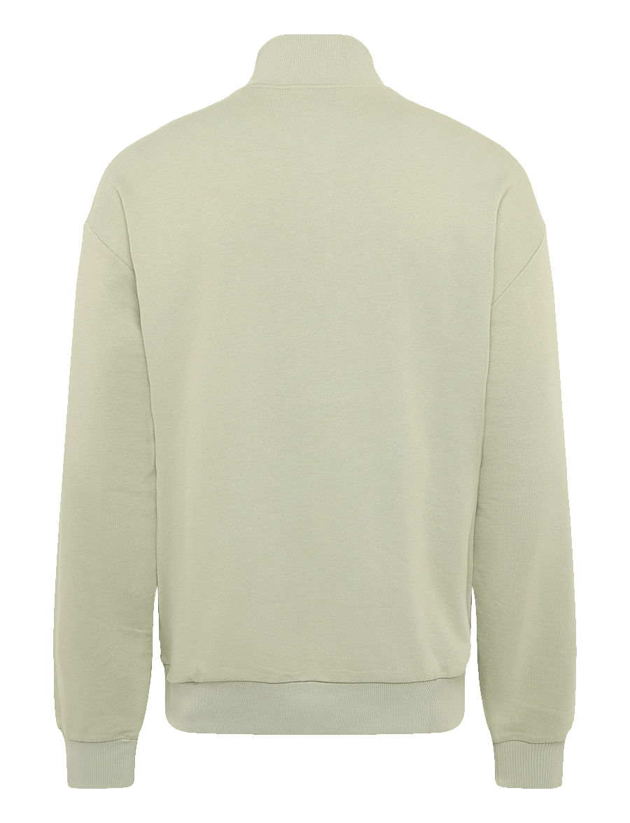 HUGO BLUE - Neeler - pullover mit halbem reißverschluss - open green - 1