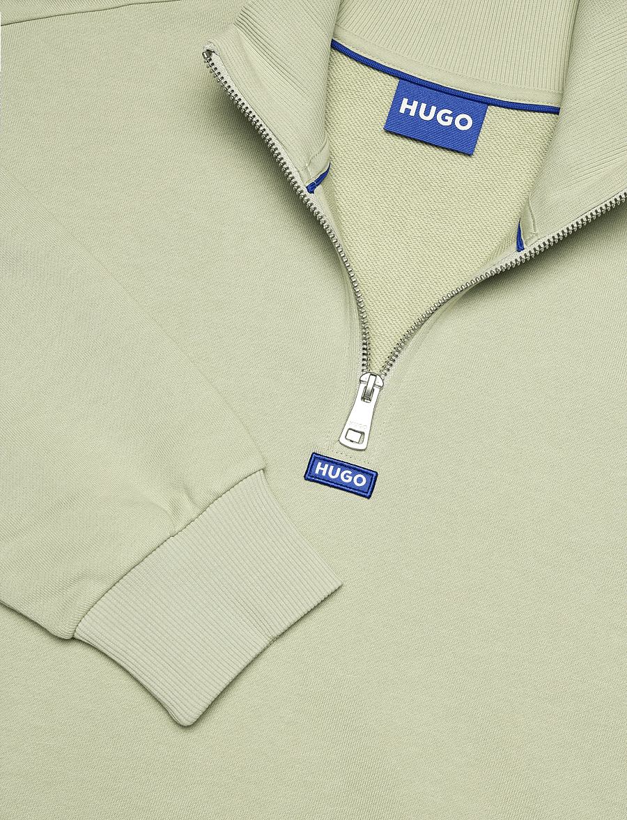 HUGO BLUE - Neeler - pullover mit halbem reißverschluss - open green - 2