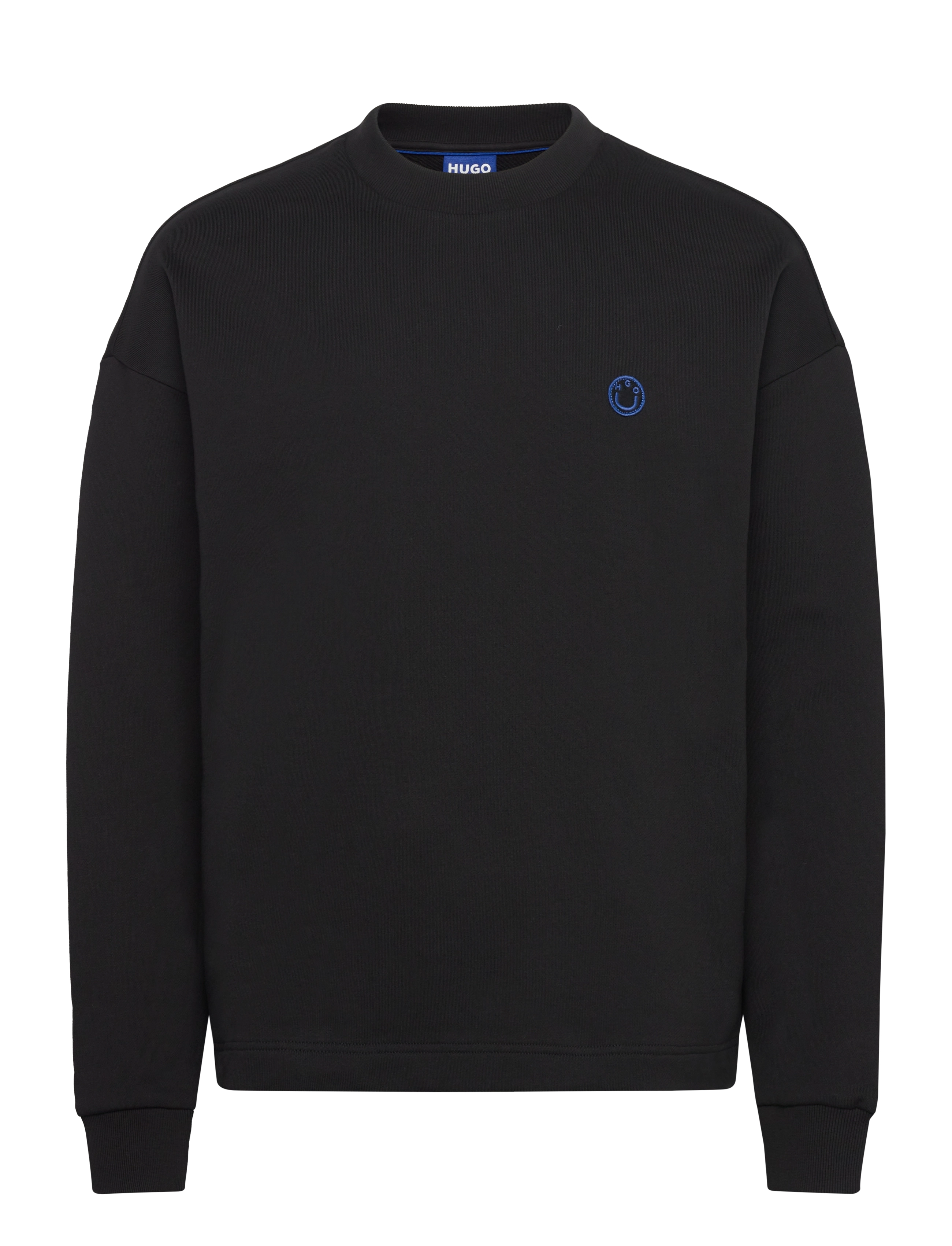 HUGO BLUE Ninnyo, S, Black, Sweatshirts & Hættetrøjer > Sweatshirts, Herre