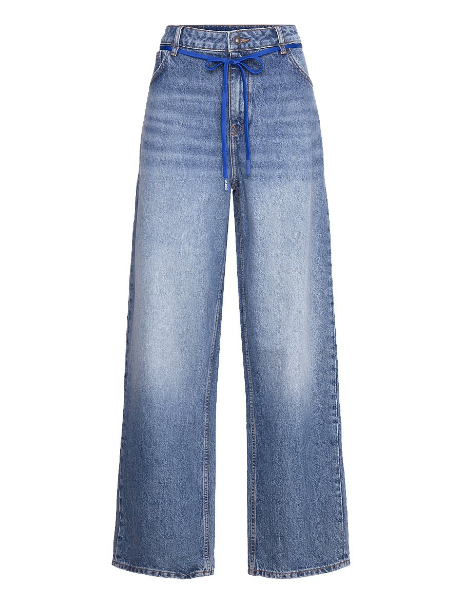 HUGO BLUE - Leni_3_B - hosen mit weitem bein - bright blue - 0