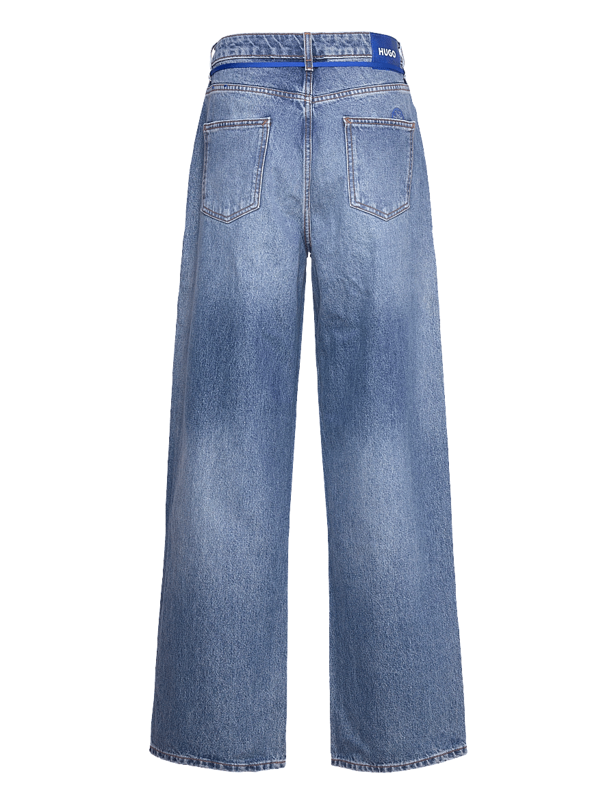 HUGO BLUE - Leni_3_B - hosen mit weitem bein - bright blue - 1