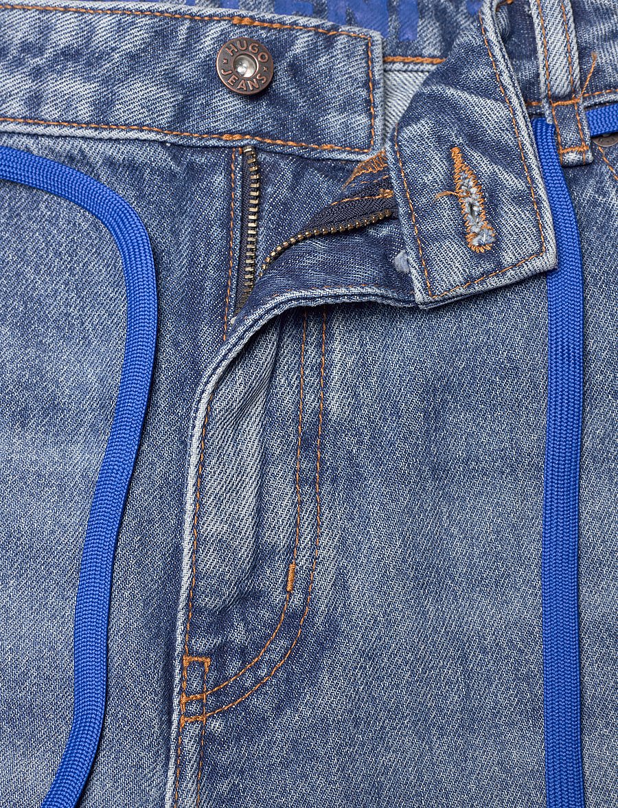 HUGO BLUE - Leni_3_B - hosen mit weitem bein - bright blue - 3