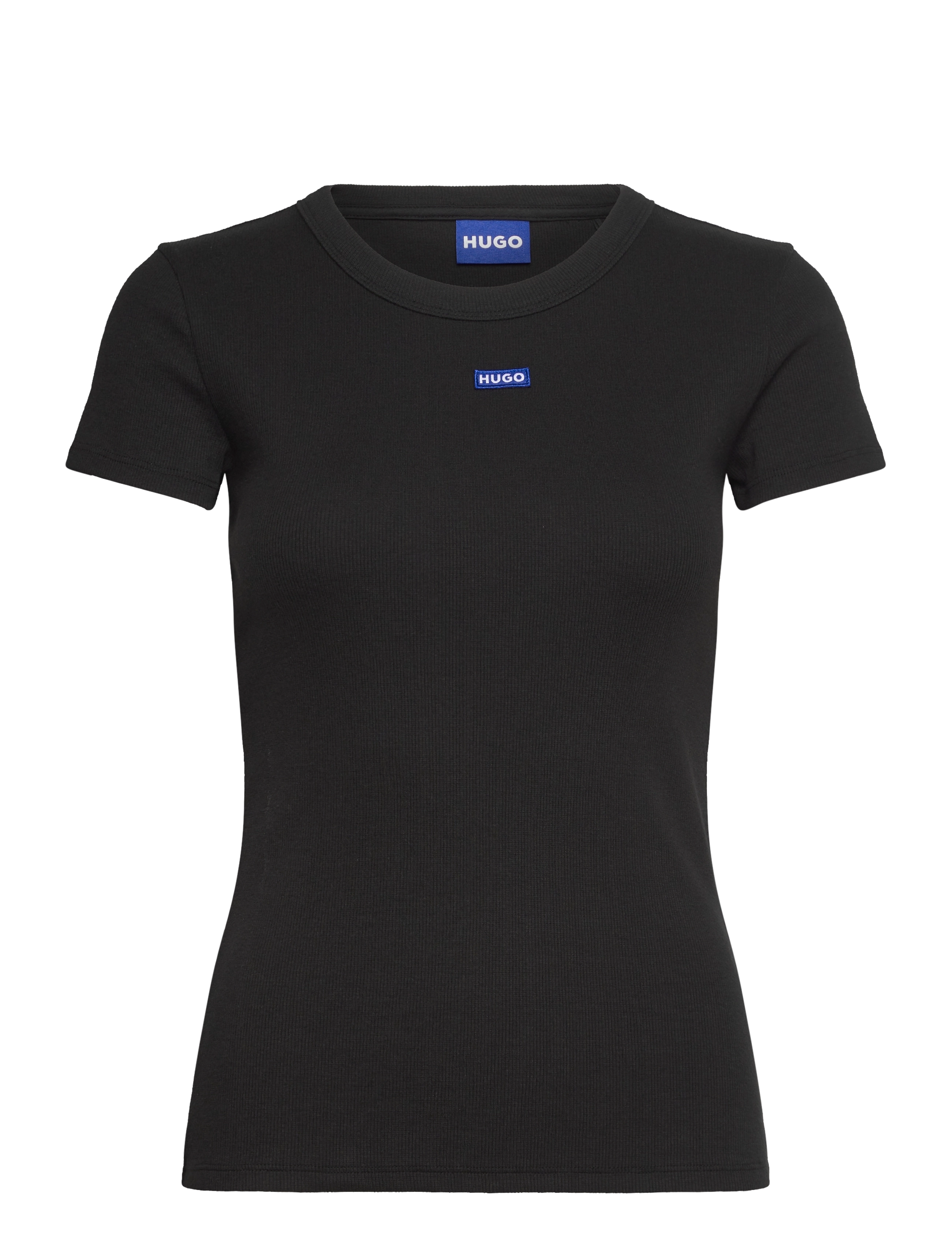 HUGO BLUE Easy Tee_B - Kleidung - BLACK / black