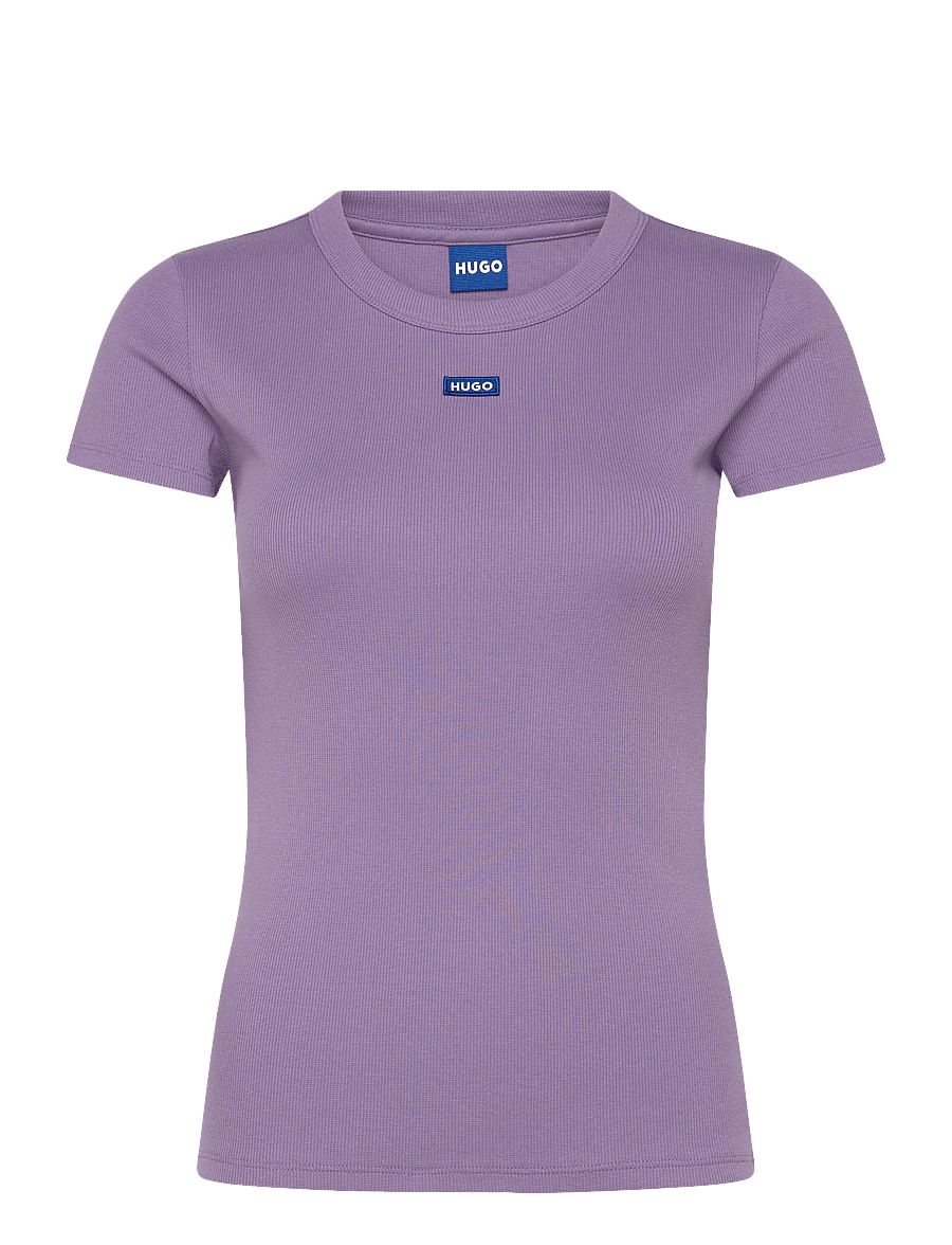HUGO BLUE - Easy Tee_B - t-shirts - bright purple - 1