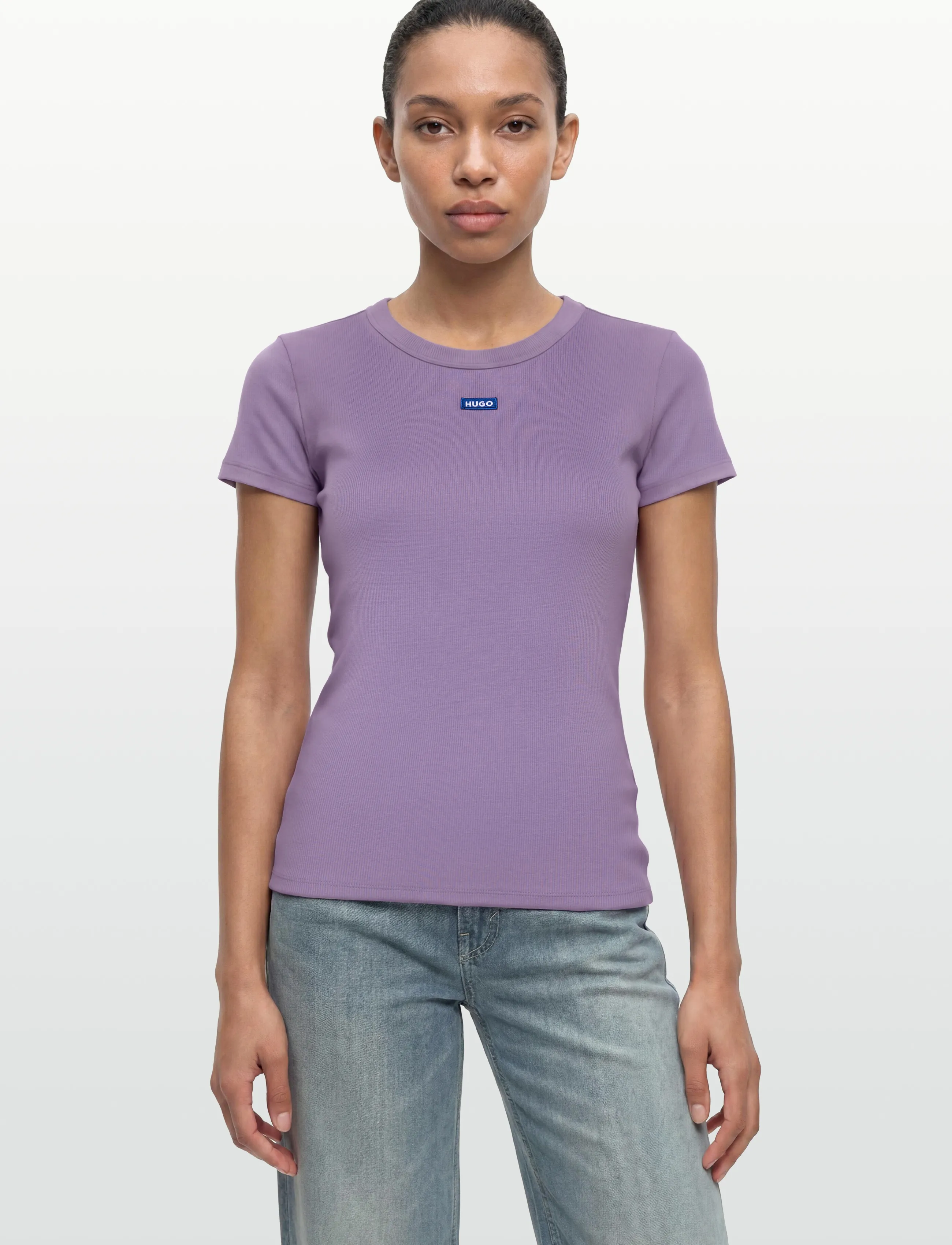 HUGO BLUE - Easy Tee_B - t-paidat - bright purple - 3