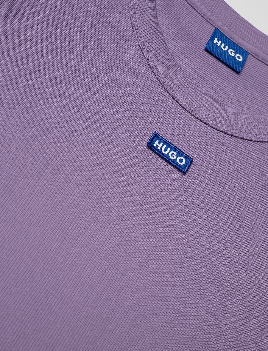 HUGO BLUE - Easy Tee_B - t-shirts - bright purple - 5