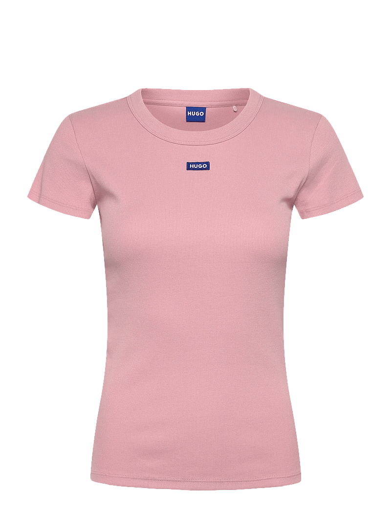 HUGO BLUE - Easy Tee_B - t-shirts - light/pastel pink - 0
