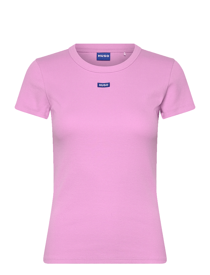 HUGO BLUE - Easy Tee_B - t-shirts - light/pastel pink - 0