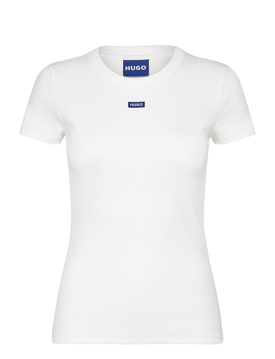 HUGO BLUE - Easy Tee_B - t-shirts - white - 0