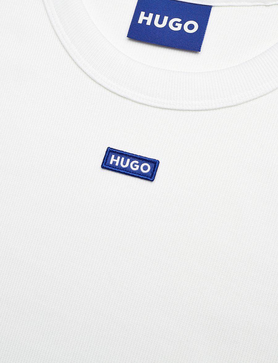 HUGO BLUE - Easy Tee_B - t-shirts - white - 2