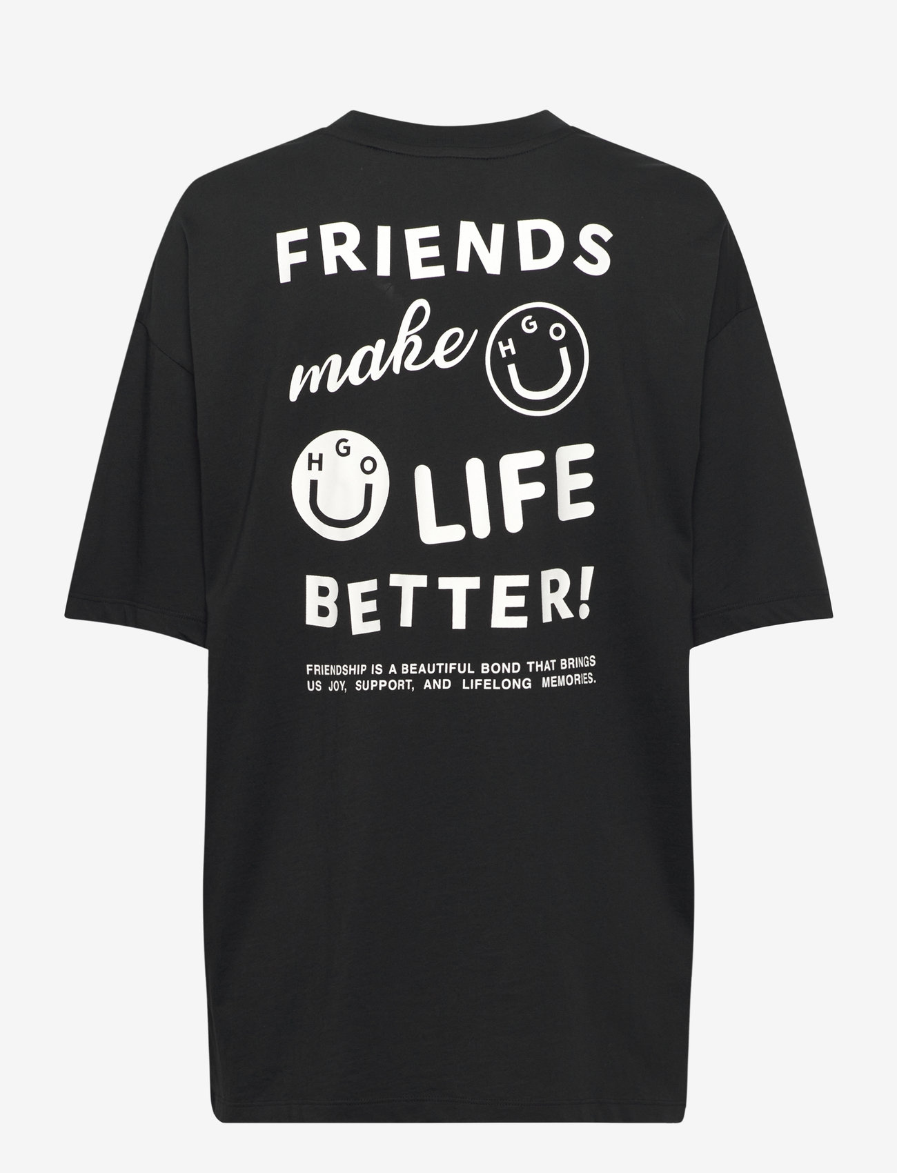 HUGO BLUE - Oversized Tee_B_2 - black - 1