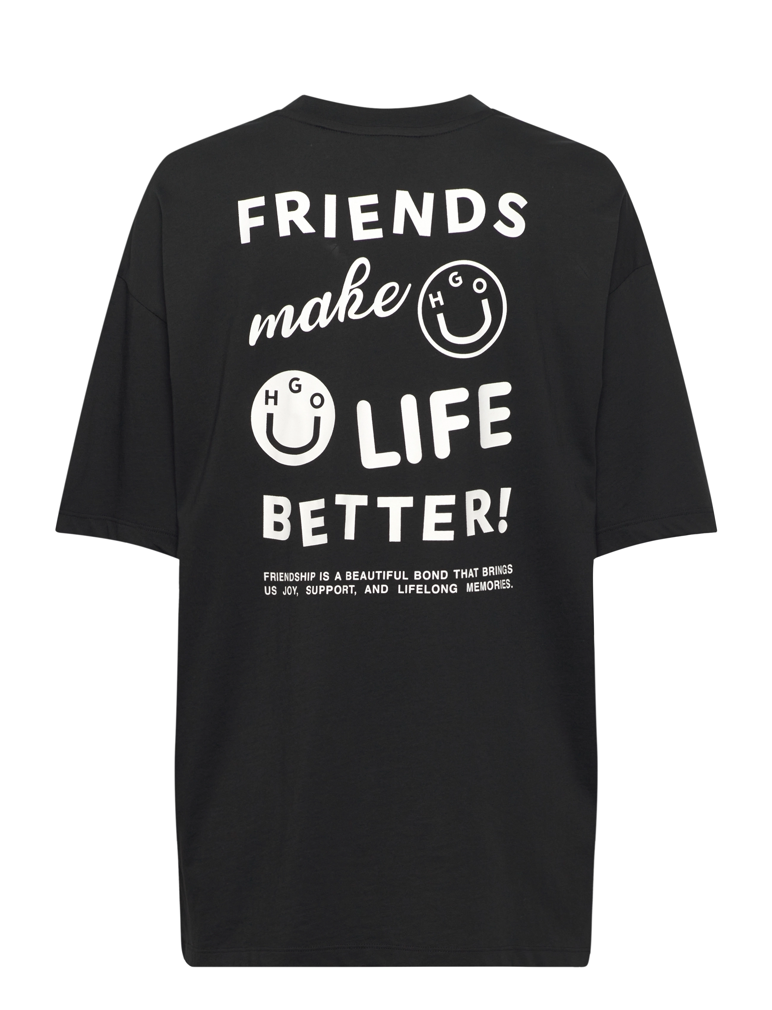 HUGO BLUE - Oversized Tee_B_2 - black - 1
