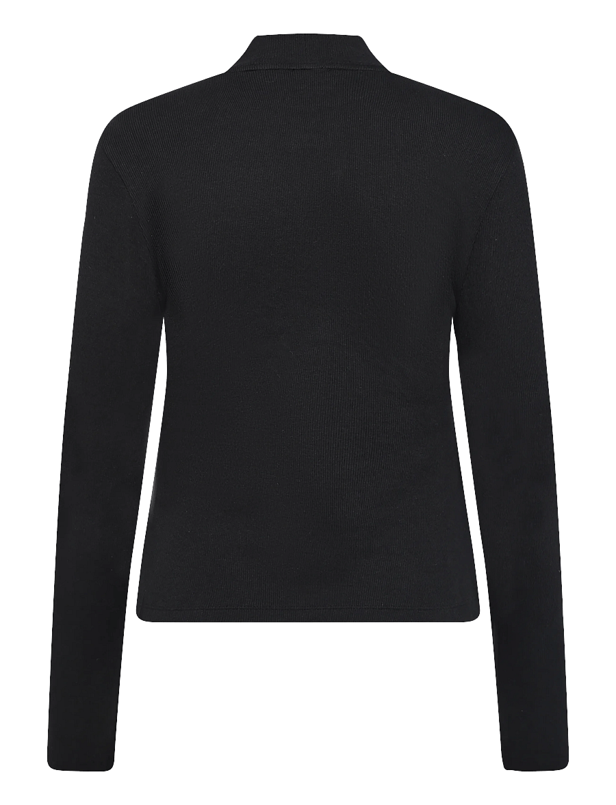 HUGO BLUE - Easy Longsleeve_B - rollkragenpullover - black - 1